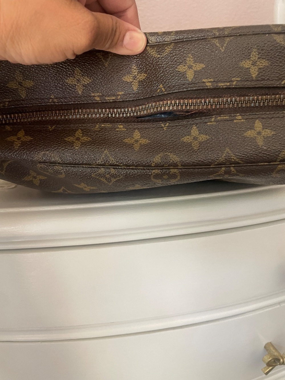 Louis Vuttion large cosmetic/toiletry bag - Picture 5 of 9